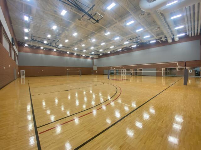 The South Gym in the Recreation and Physical Activity Center