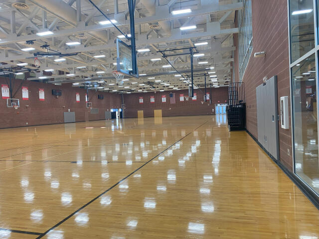 The Tom W. Davis Special Events Gym in the Recreation and Physical Activity Center