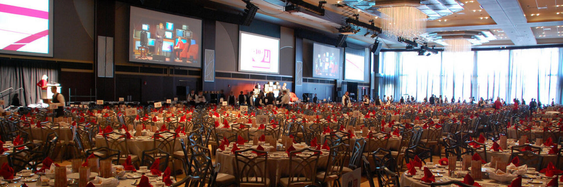 The Ballroom at the Ohio Union at The Ohio State University.