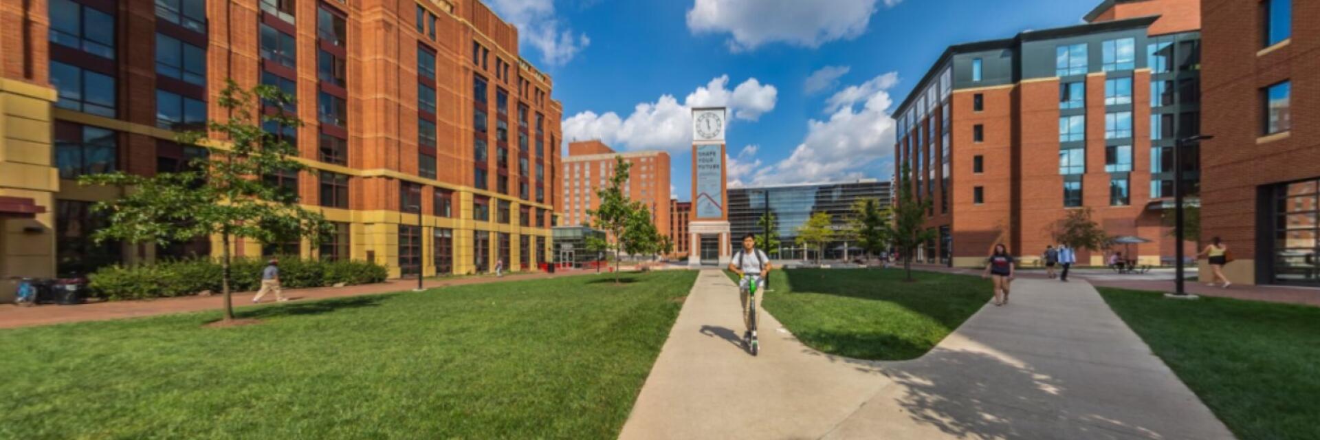 Town Square in the North Campus Residential District