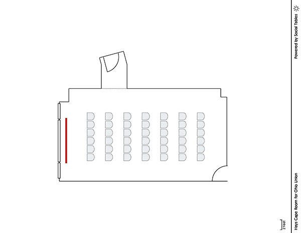 Hays Cape Room - Theater Diagram