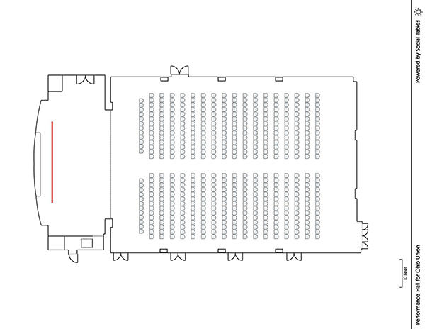 Performance Hall - Theater Diagram
