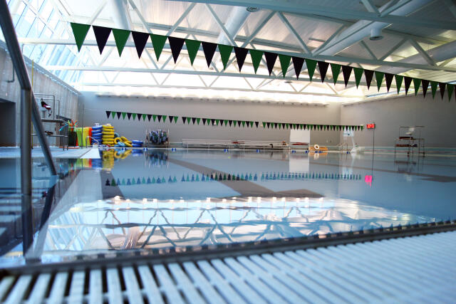 This is a photograph of the class pool at the Recreation and Physical Activity Center