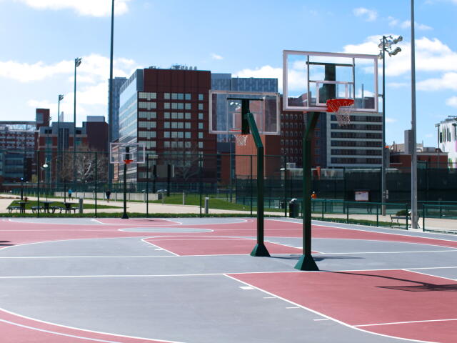 Lincoln Tower Park Basketball Courts, Outside of the RPAC