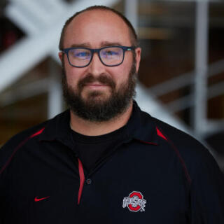 This is a photograph of one of the event coordinators, Zach Talstein